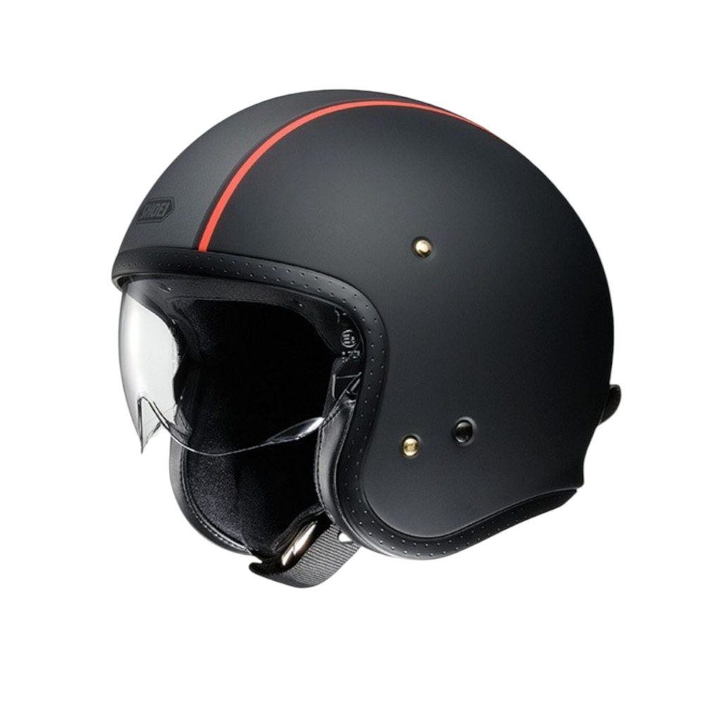 Motorradhelm SHOEI J-O CARBURETTOR TC-8 ORANGE/BLACK