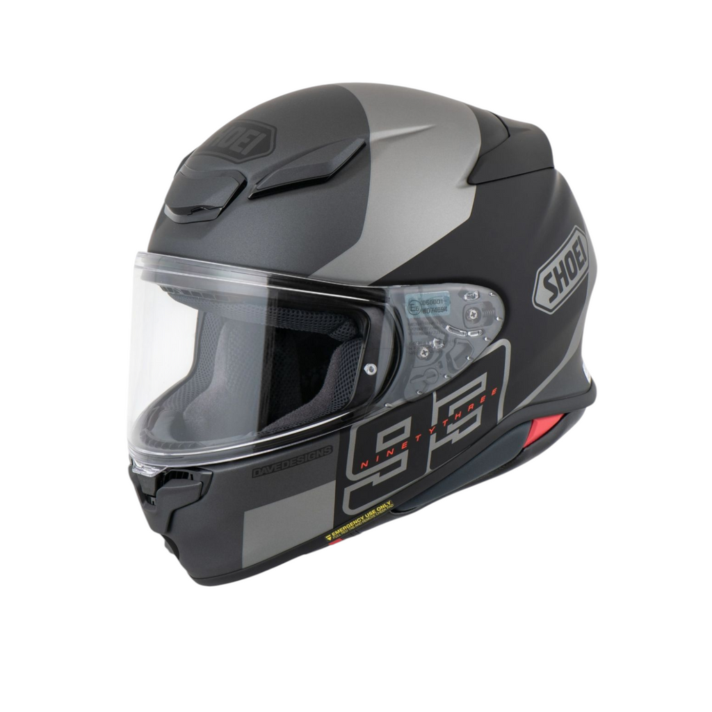 Motorradhelm SHOEI NXR2 MM93 RUSH TC-5 BLACK/SILVER