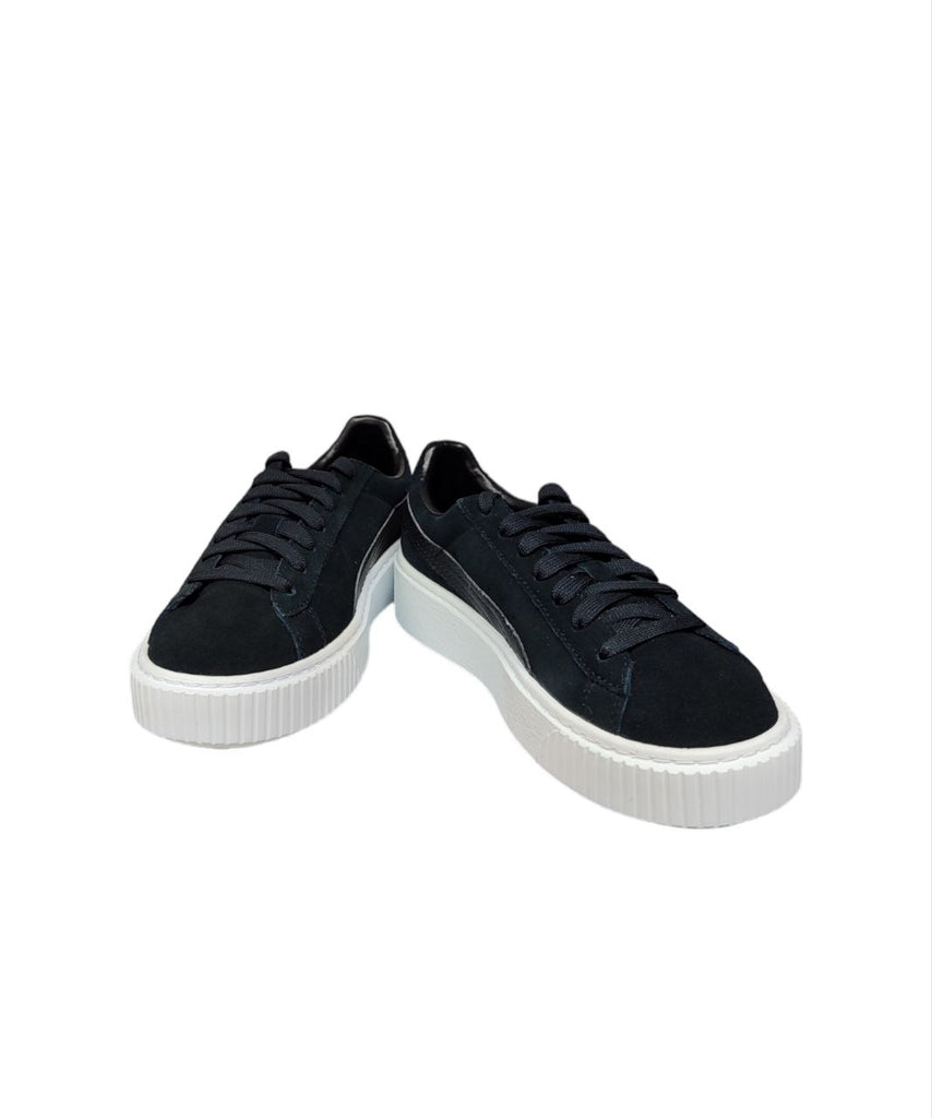 Puma Sneakers Suede Platform Jr Schwarz für Mädchen